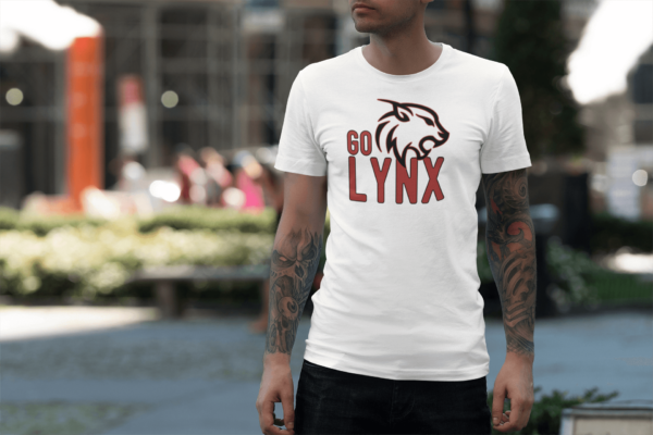 mockup Go Lynx T-shirt White Mens