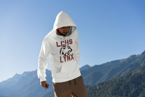 LCHS Lynx Hoodie - White